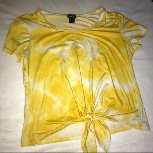 Yellow Tie Dye shirt from Rue 21 size xl